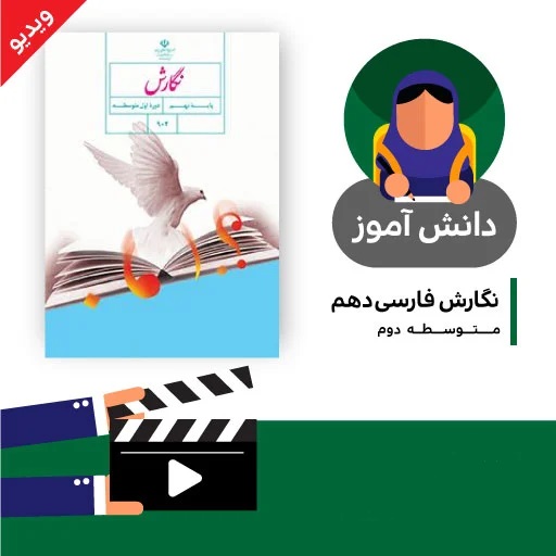 آموزش درس (نهاد ها) کتاب نگارش فارسی دهم متوسطه به صورت فایل انیمیشن